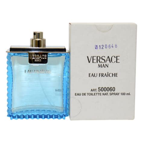 eau fraiche versace tester|versace man eau fraiche.